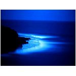 cascata blu azzurro bianco notte nero natura
