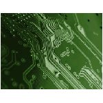 circuito circuiti scheda rame silicio verde computer portatile palmare informatica elettronica schede varie
