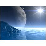 mondo virtuale terra virtuali sole luna mare oceano acqua stella ghiaccio fantasy