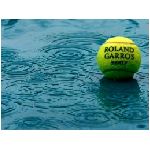 tennis roland garros 2007 pallina giallo pioggia set net 15 30 40 45 point match gioco partita incontro rete sport
 varie