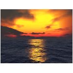 tramonto mare acqua oceano nuvole grigio bianco rosso rosa arancione sole giallo natura