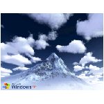 windows xp vista microsoft montagna nuvole cielo bianco blu azzurro varie