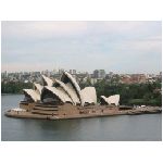 opera house tramonto alba rosso sera cielo mare luci sydney australia architettura