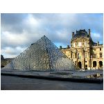 piramide louvre lucernario entrata sotterranea vetro 673 1980 cour napoleon leoh ming pei castello carlo v architettura