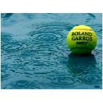 tennis roland garros 2007 pallina giallo pioggia set net 15 30 40 45 point match gioco partita incontro rete sport
 varie